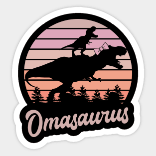 Omasaurus T-Rex Dinosaur Sticker